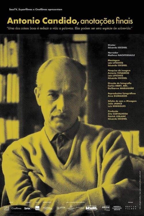Antonio Candido, Anotações Finais poster