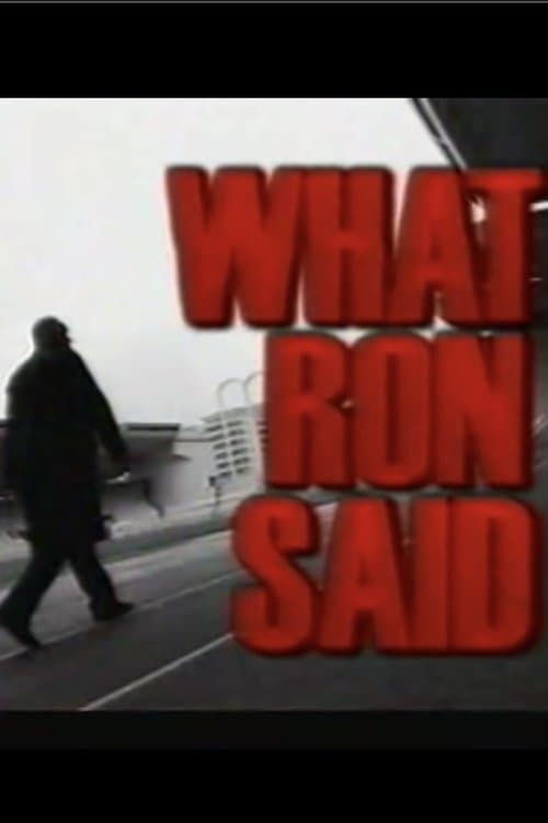 What Ron Said poster
