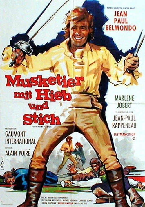 Musketier mit Hieb und Stich poster
