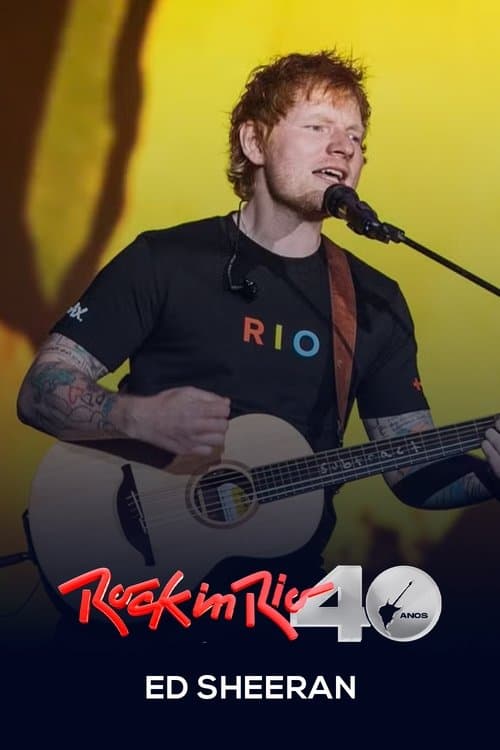 Ed Sheeran: Rock in Rio 2024 poster