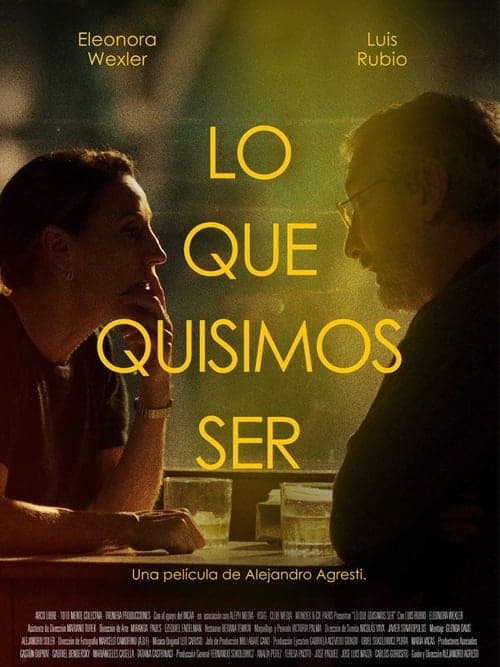 Lo que quisimos ser poster