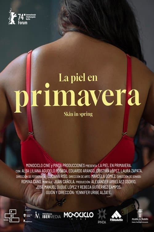 La piel en primavera poster