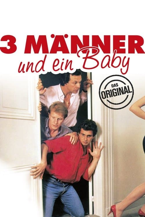 Drei Männer und ein Baby poster