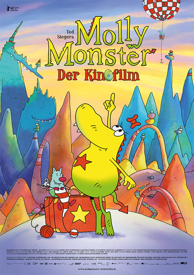 Plakat von "Ted Sieger's Molly Monster - Der Kinofilm"