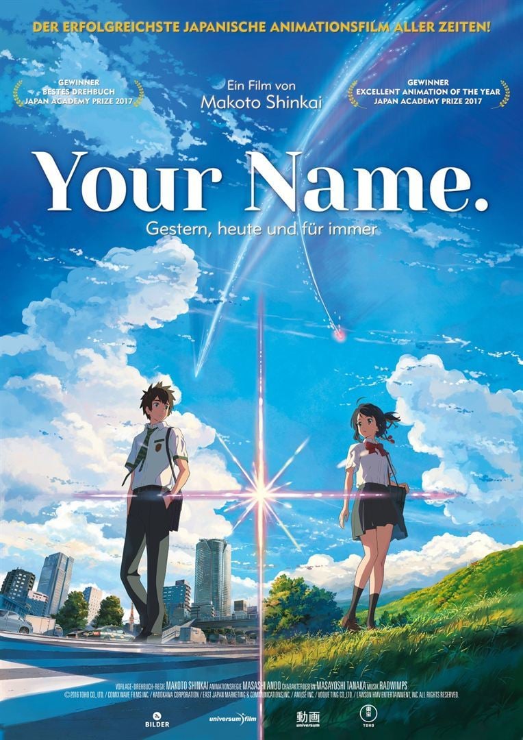 Plakat von "Your Name. Gestern, heute und für immer"