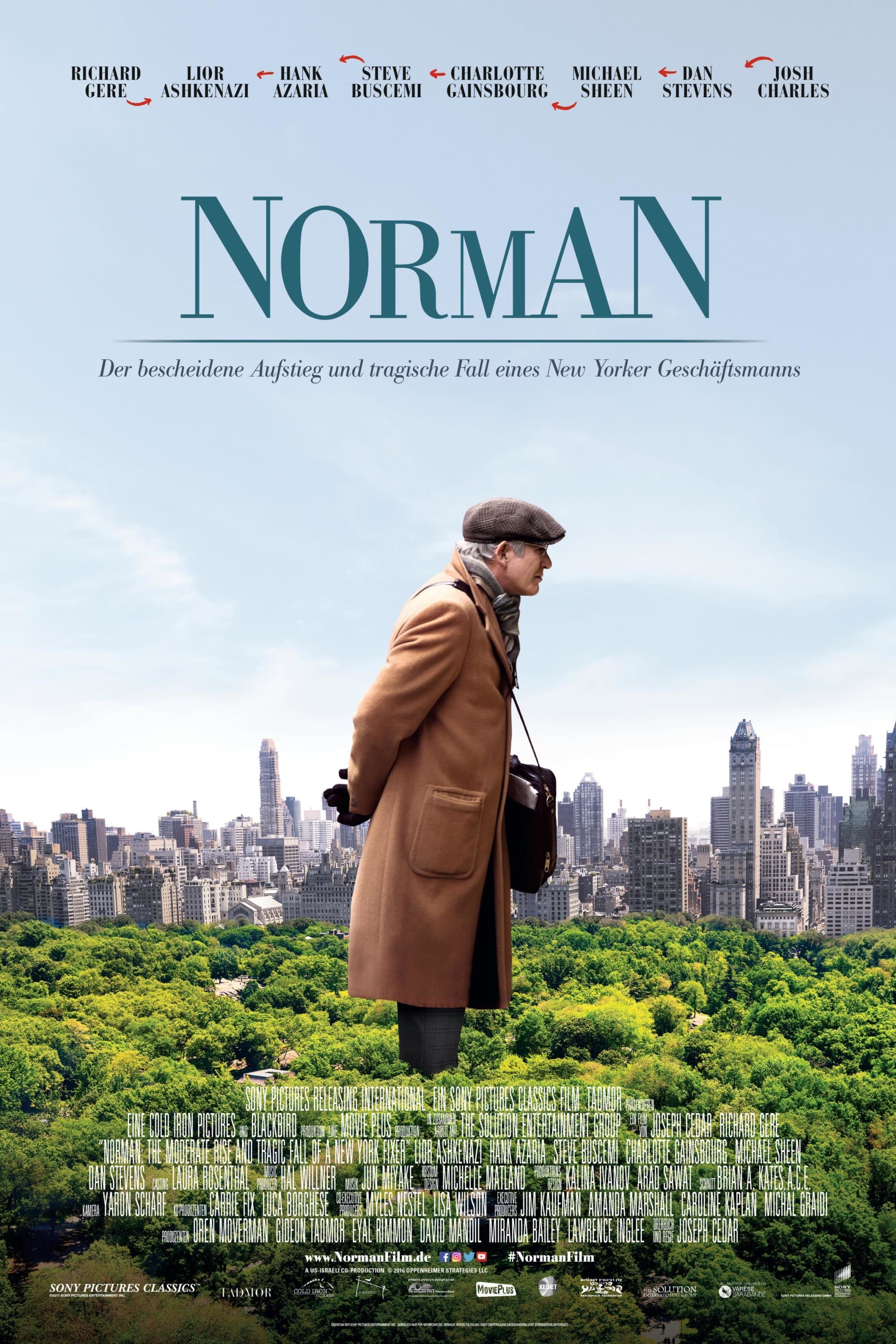 Plakat von "Norman: The Moderate Rise and Tragic Fall of a New York Fixer"