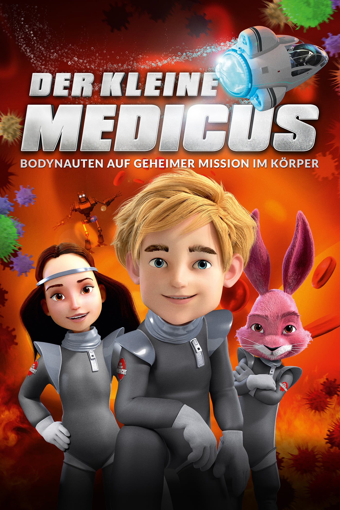 Plakat von "Der kleine Medicus - Bodynauten auf Geheimer Mission im Körper"