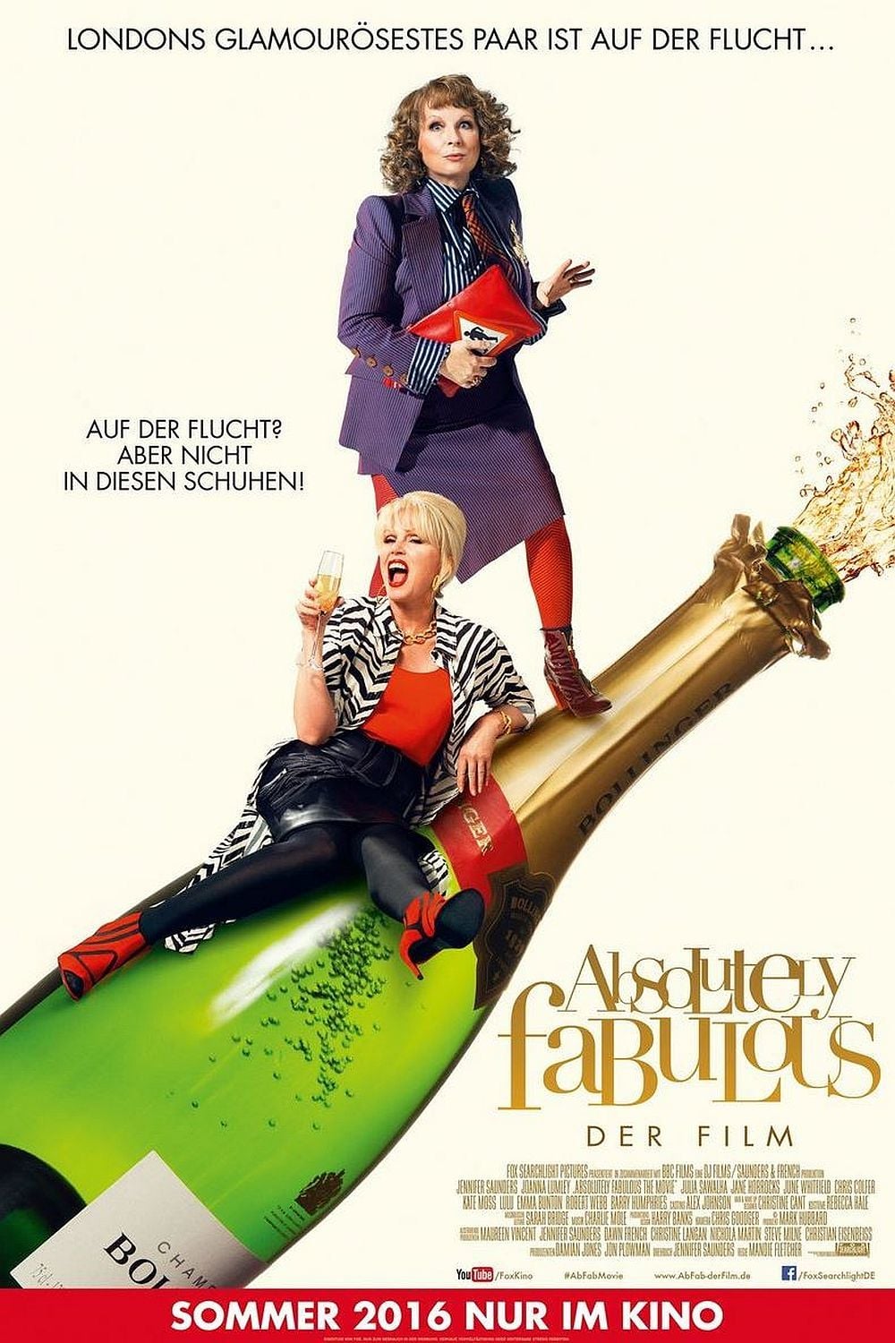 Plakat von "Absolutely Fabulous: Der Film"