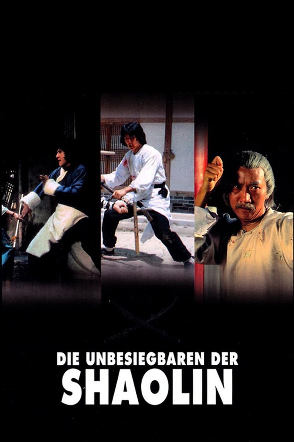 Plakat von "Die Unbesiegbaren der Shaolin"