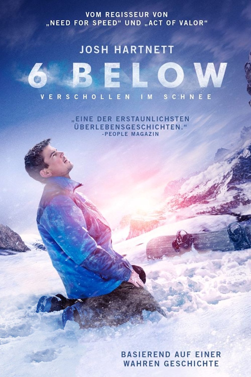 Plakat von "6 Below - Verschollen im Schnee"