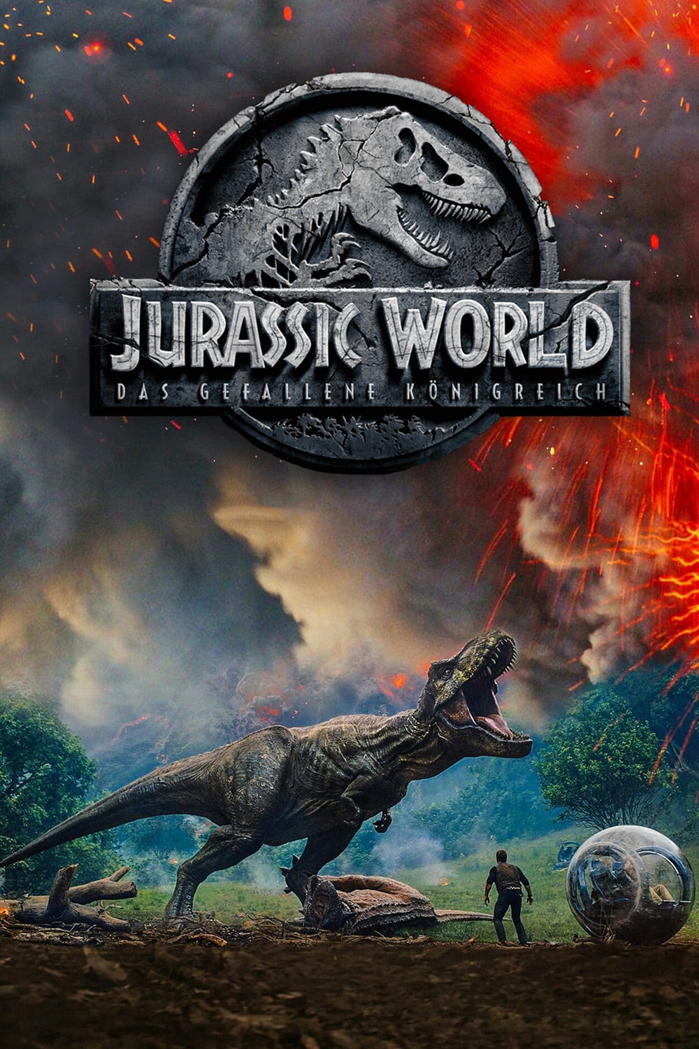 Plakat von "Jurassic World: Das gefallene Königreich"