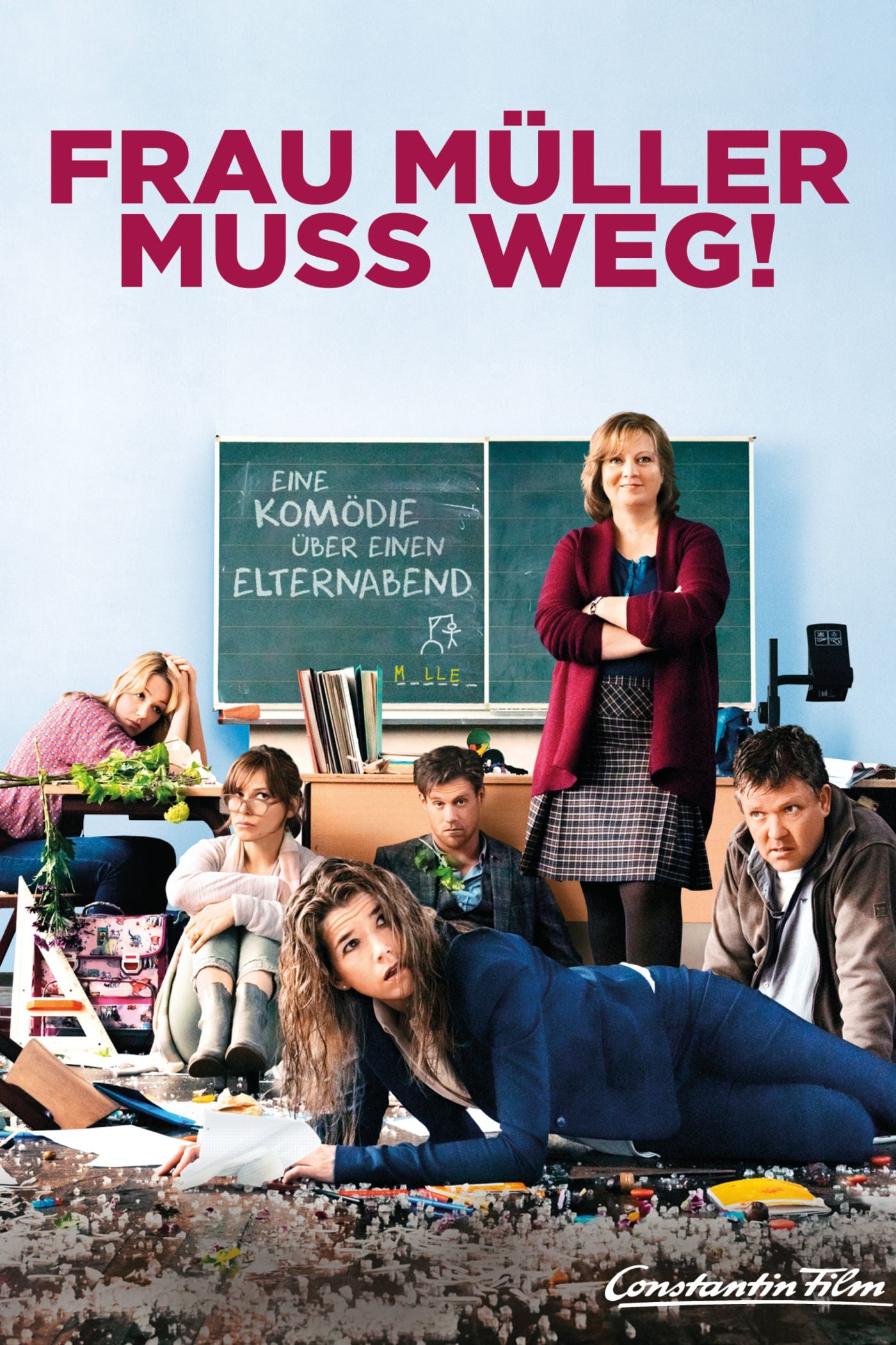 Plakat von "Frau Müller muss weg!"
