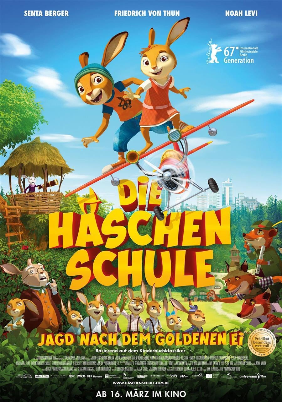Plakat von "Die Häschenschule – Jagd nach dem Goldenen Ei"
