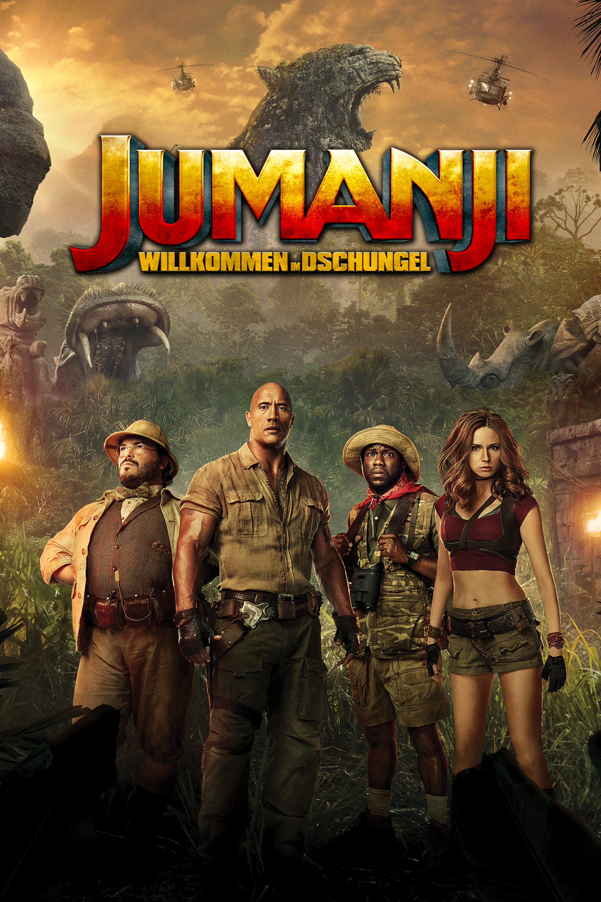 Plakat von "Jumanji: Willkommen im Dschungel"