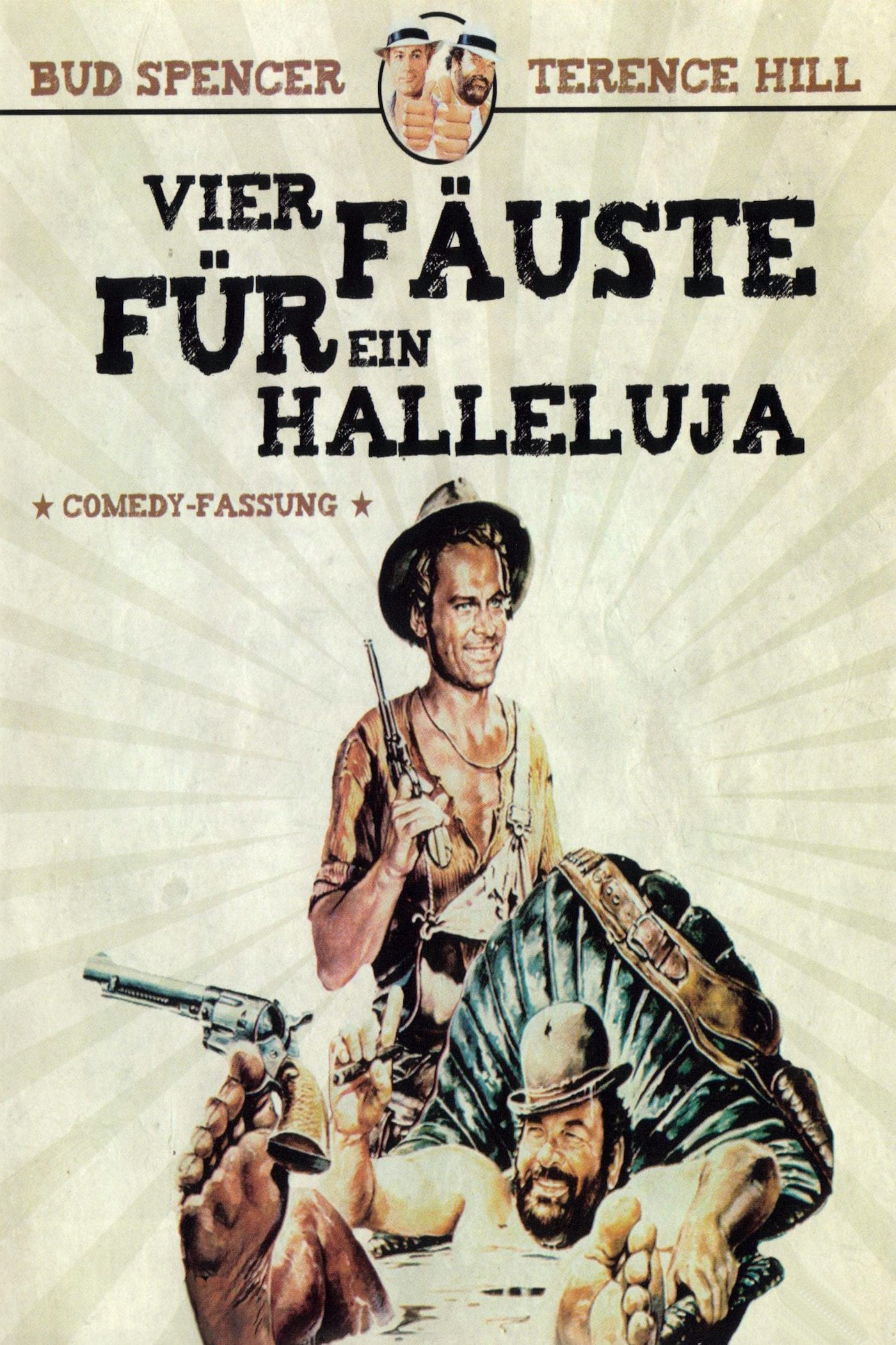 Plakat von "Vier Fäuste für ein Halleluja"