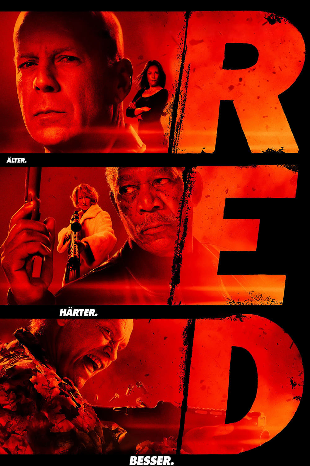 Plakat von "R.E.D. - Älter. Härter. Besser."