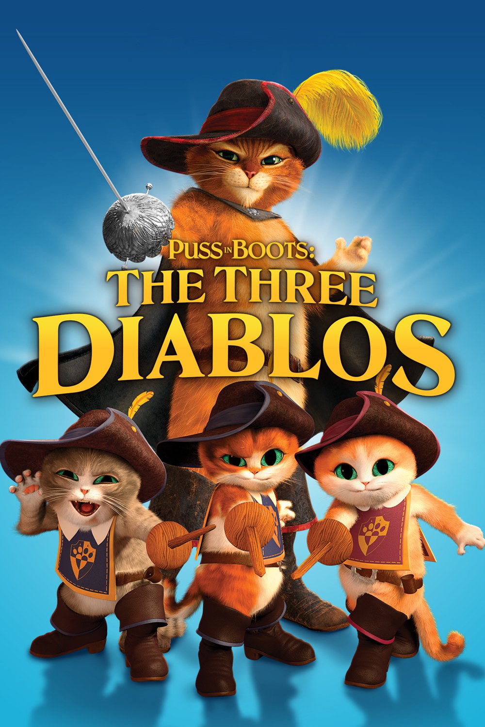 Plakat von "Der gestiefelte Kater - Die Drei Diabolos"