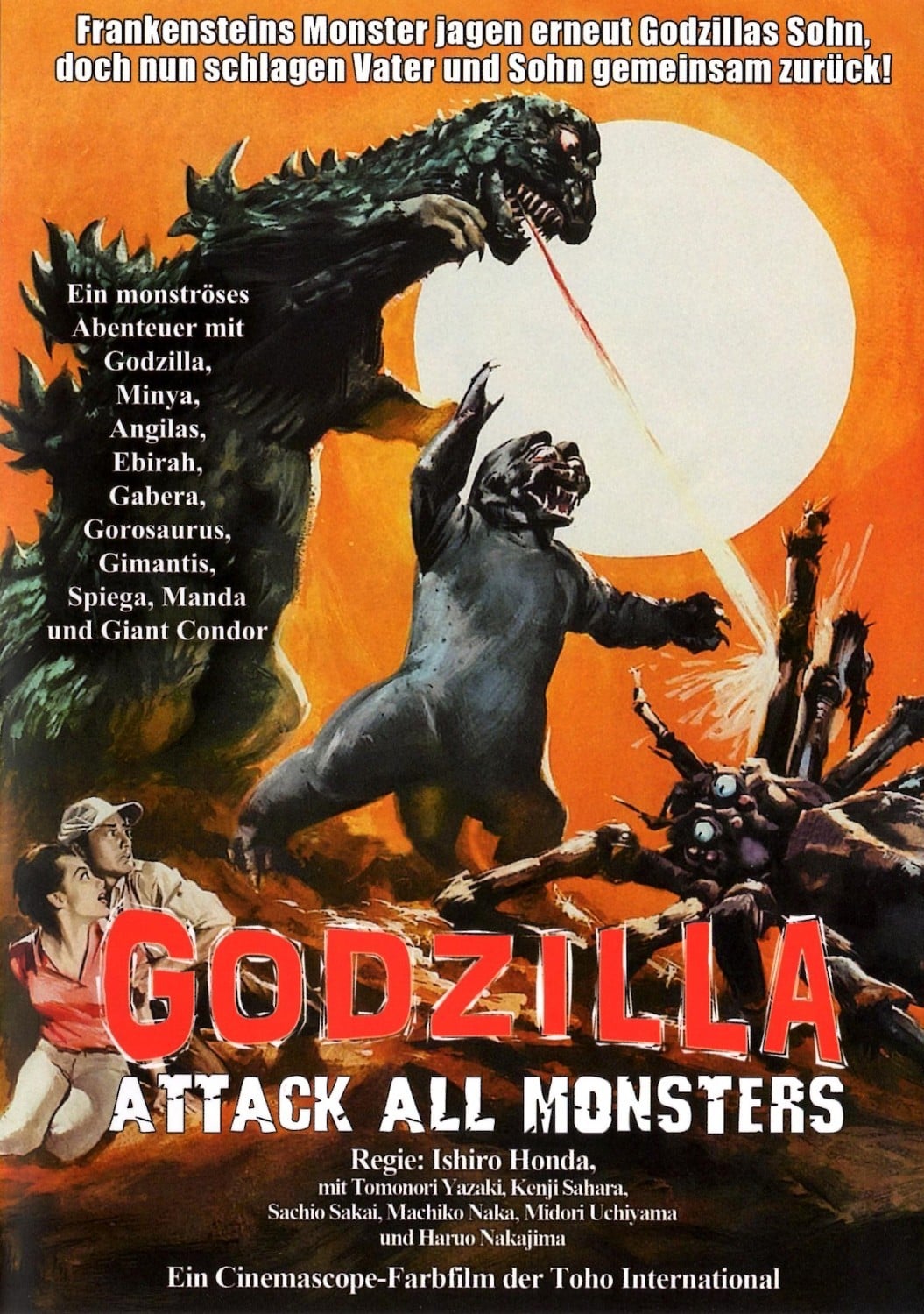 Plakat von "Godzilla: Attack All Monsters"
