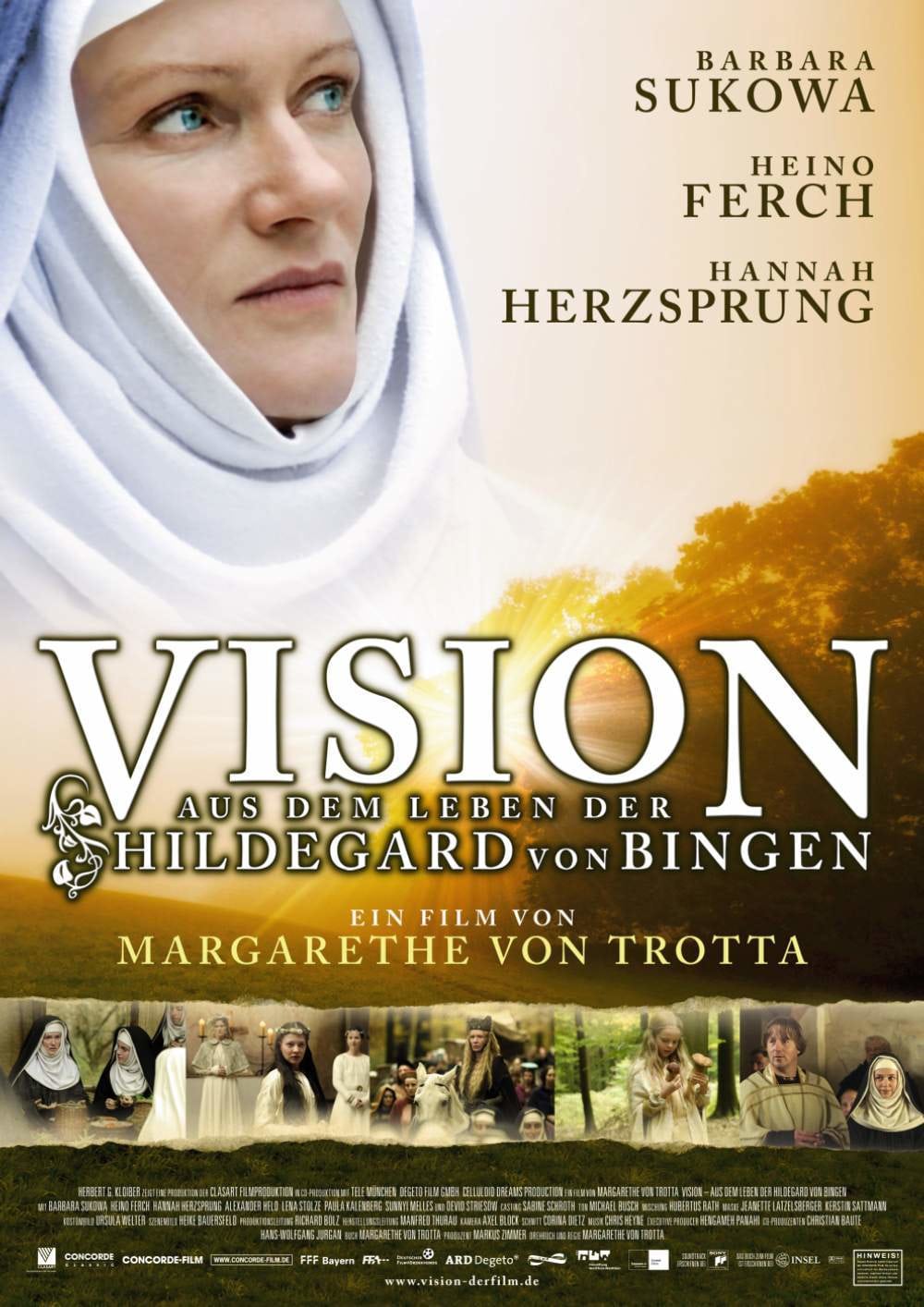 Plakat von "Vision - Aus dem Leben der Hildegard von Bingen"
