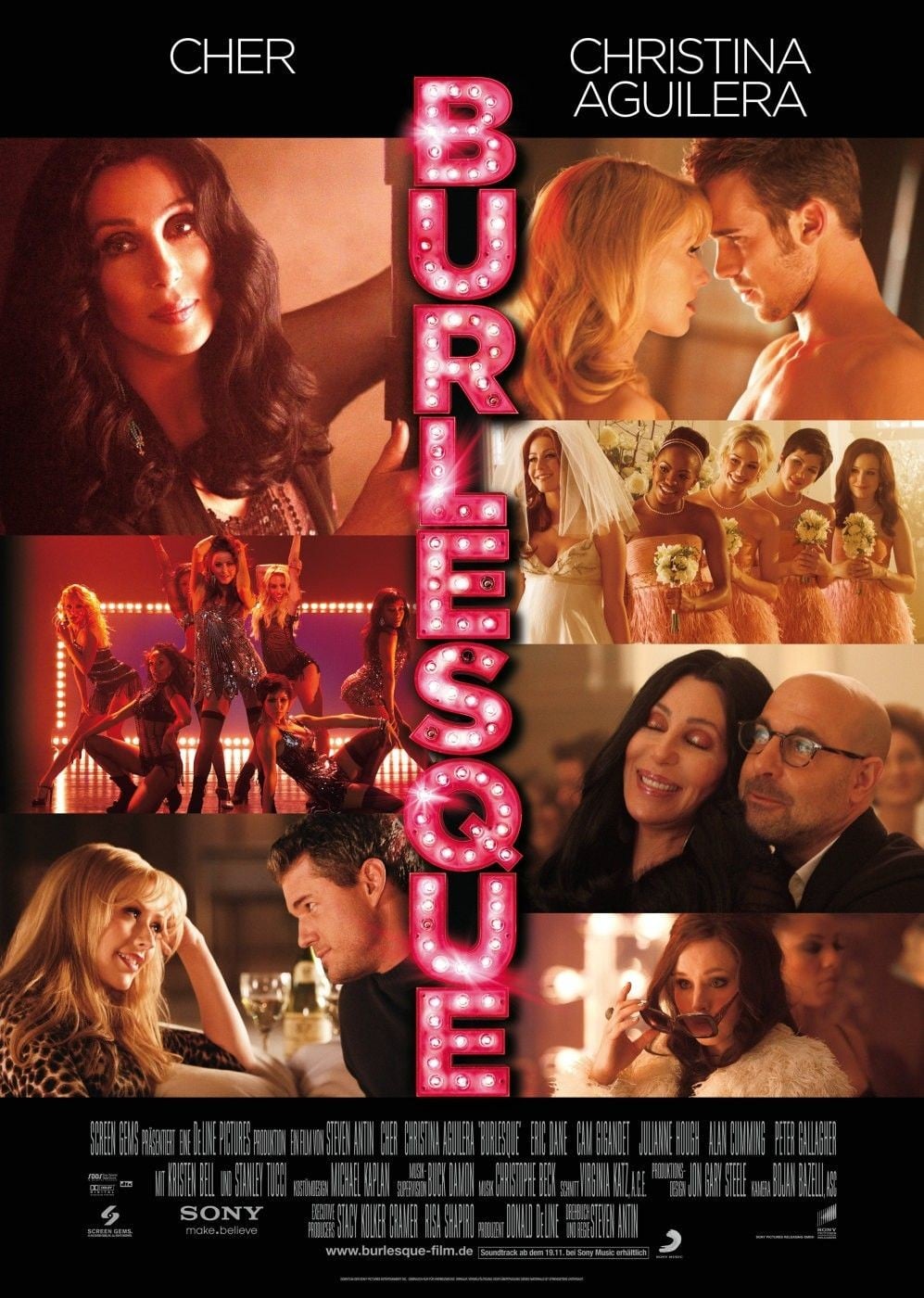 Plakat von "Burlesque"