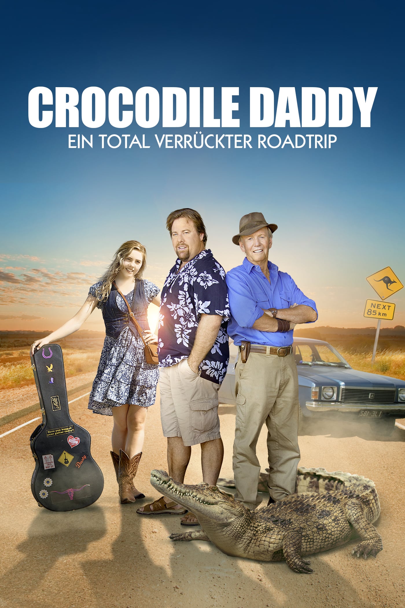 Plakat von "Crocodile Daddy - Ein total verrückter Roadtrip"