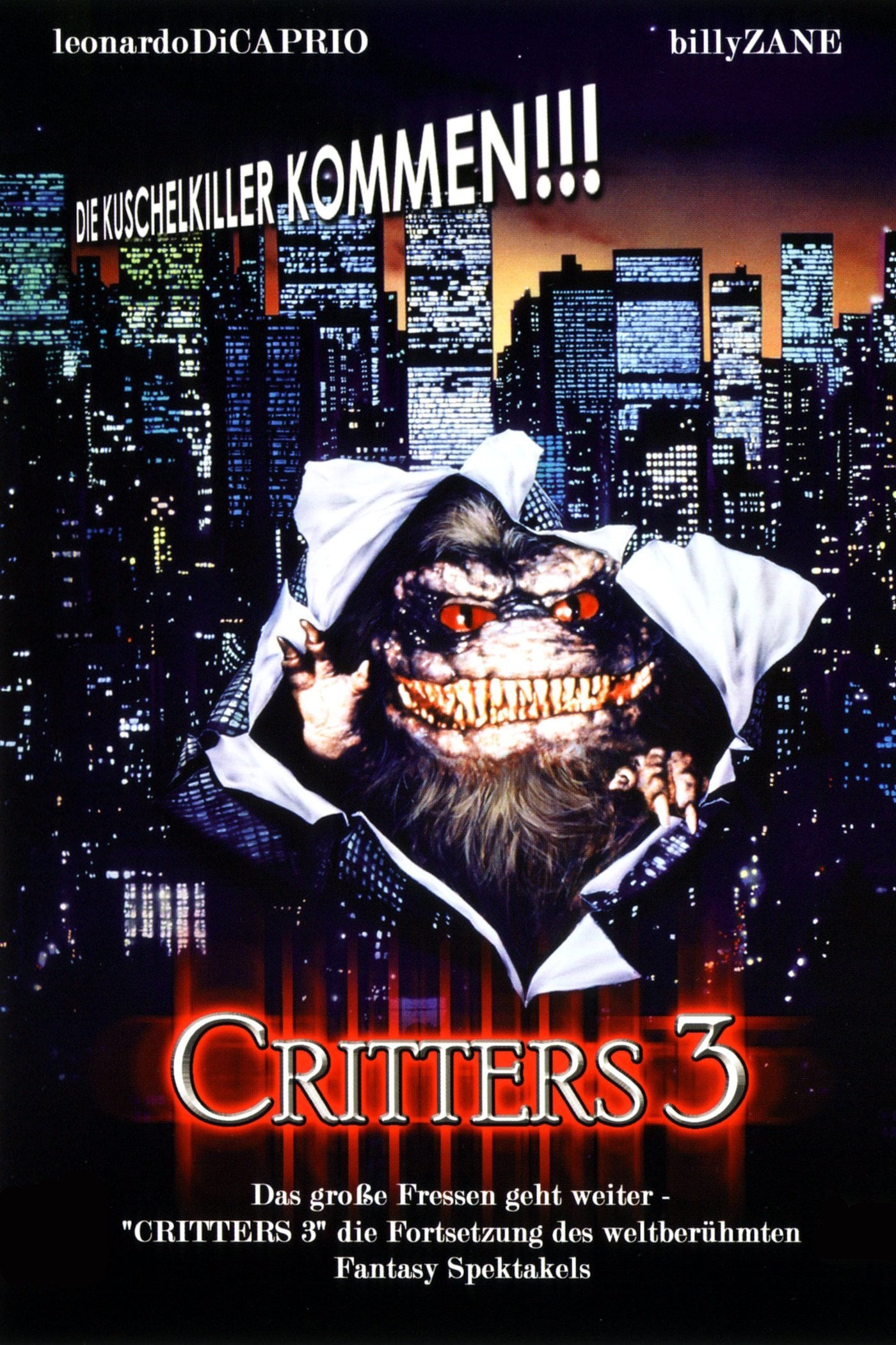 Plakat von "Critters 3 - Die Kuschelkiller kommen"