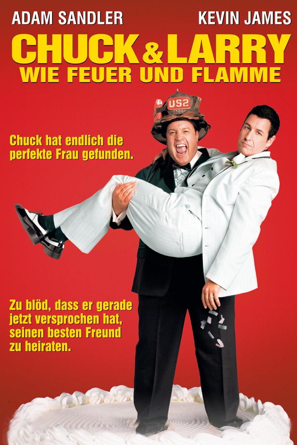 Plakat von "Chuck und Larry - Wie Feuer und Flamme"