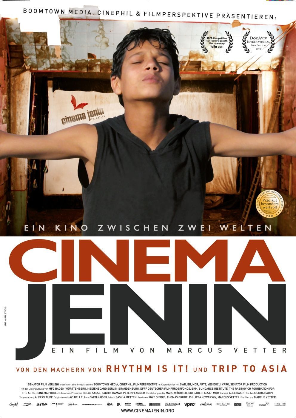 Plakat von "Cinema Jenin"