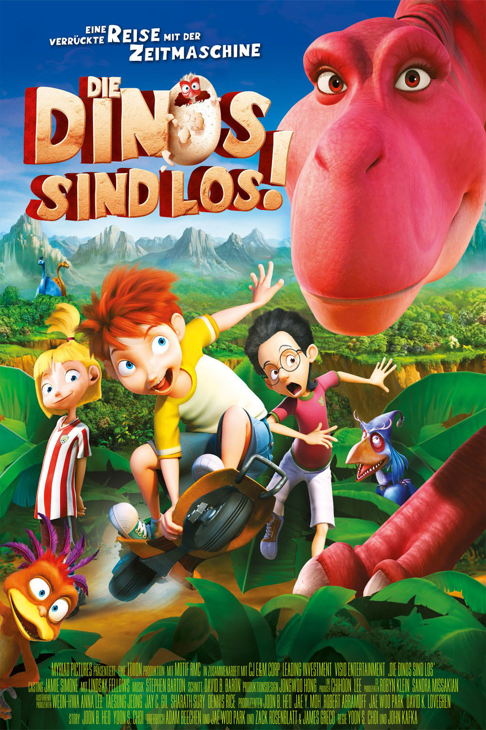 Plakat von "Die Dinos sind los"