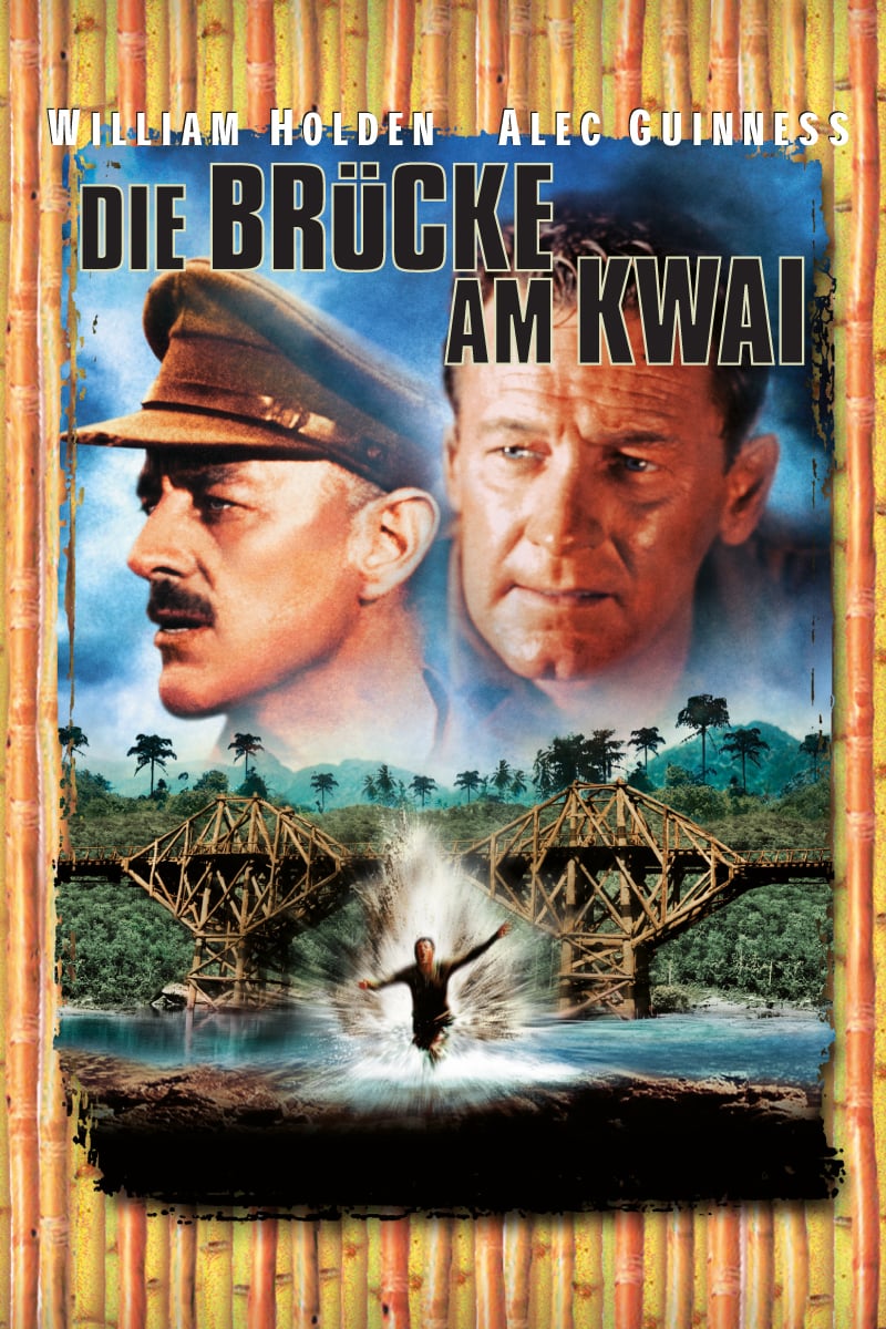 Plakat von "Die Brücke am Kwai"