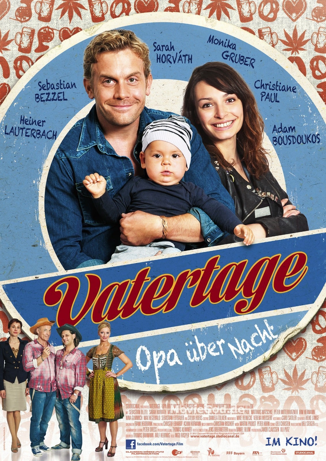Plakat von "Vatertage - Opa über Nacht"