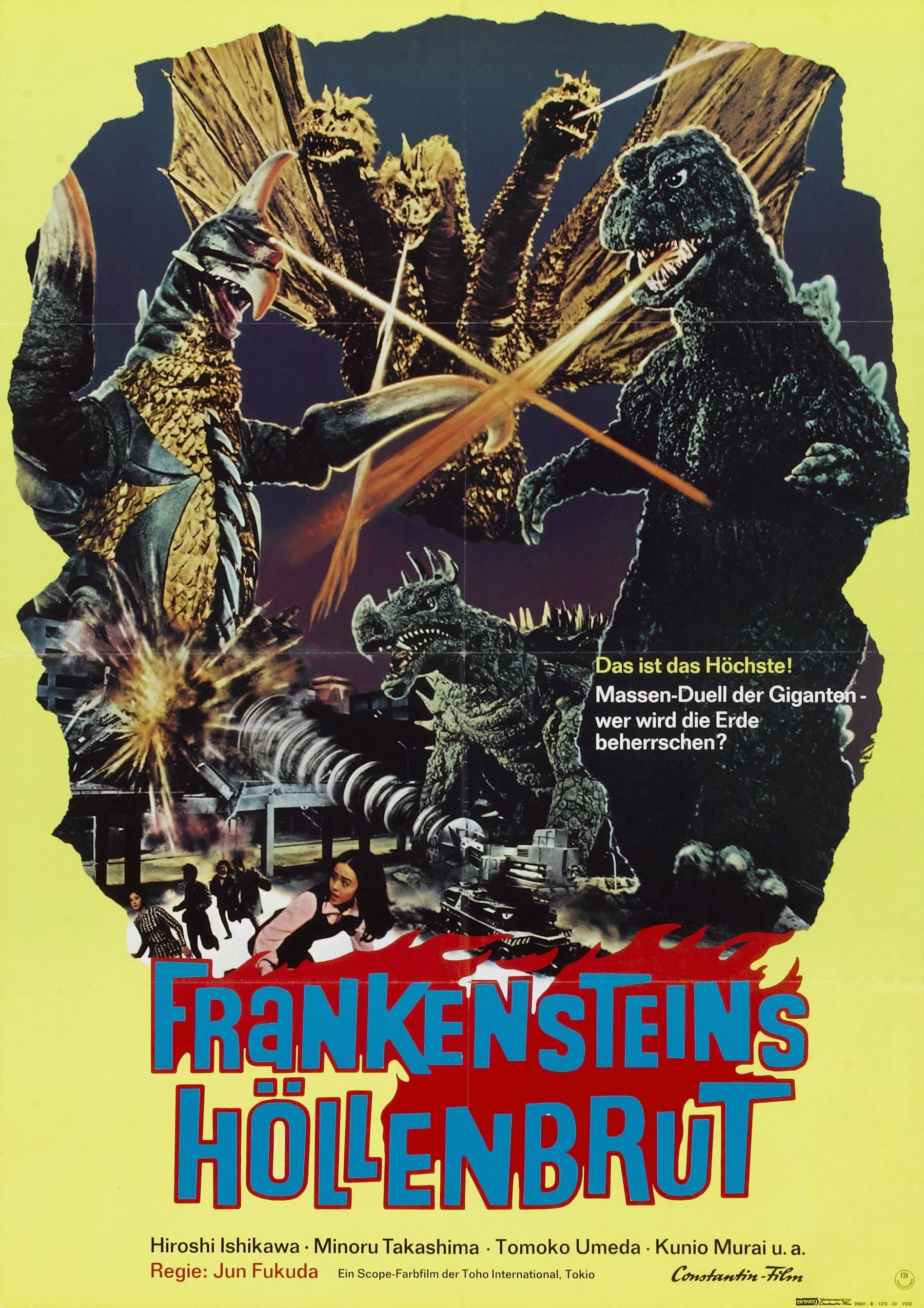 Plakat von "Frankensteins Höllenbrut"