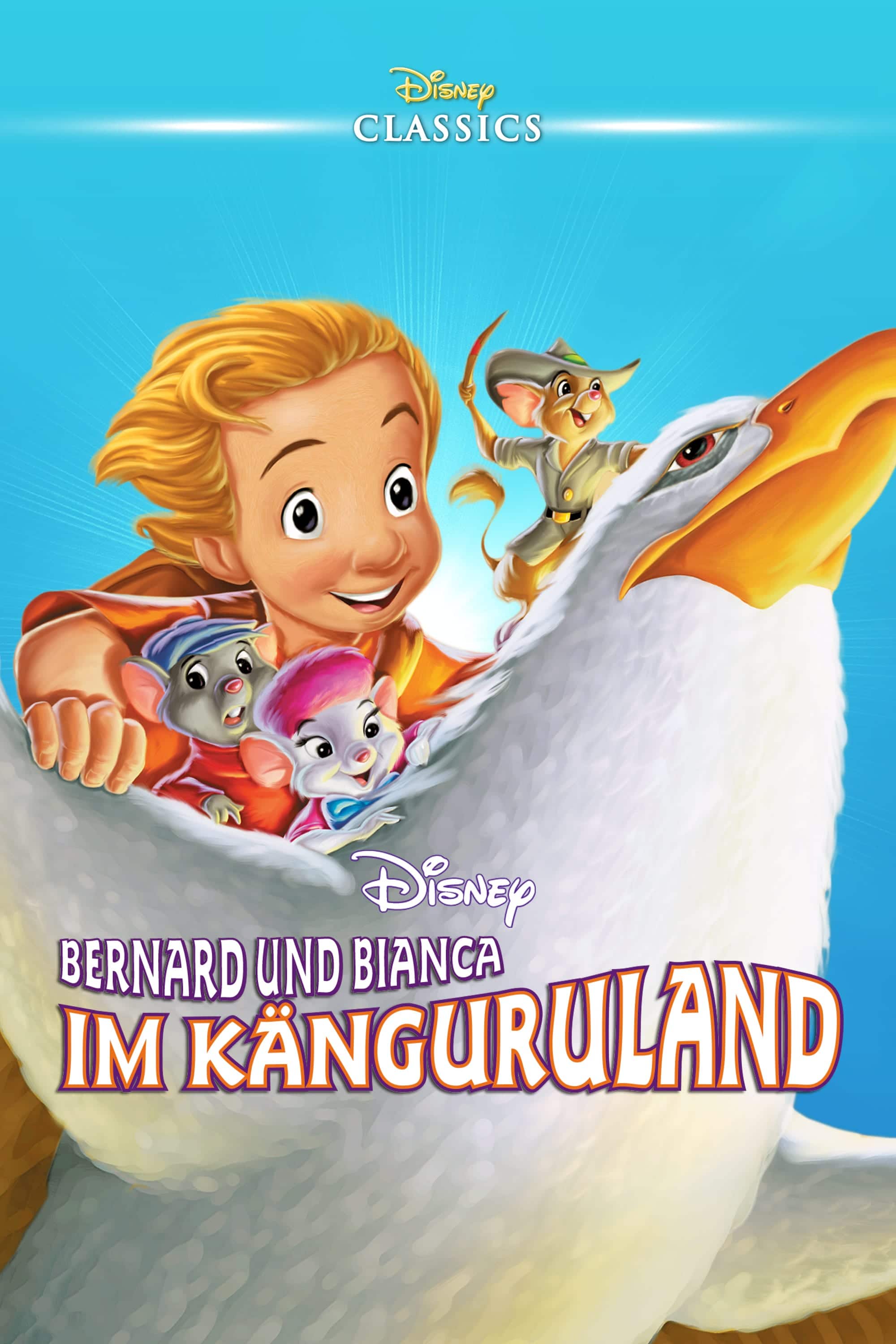 Plakat von "Bernard & Bianca im Känguruland"