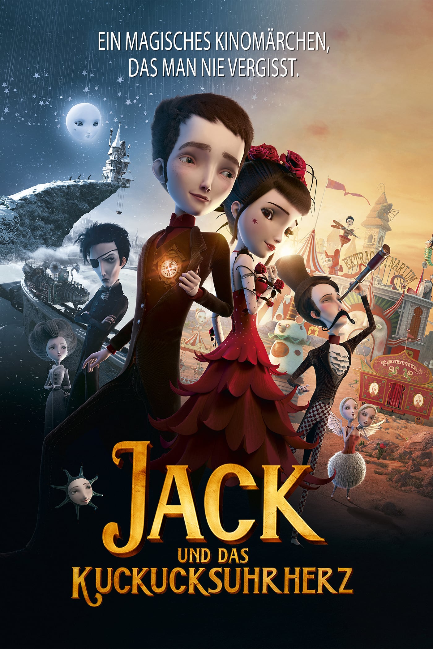 Plakat von "Jack und das Kuckucksuhrherz"