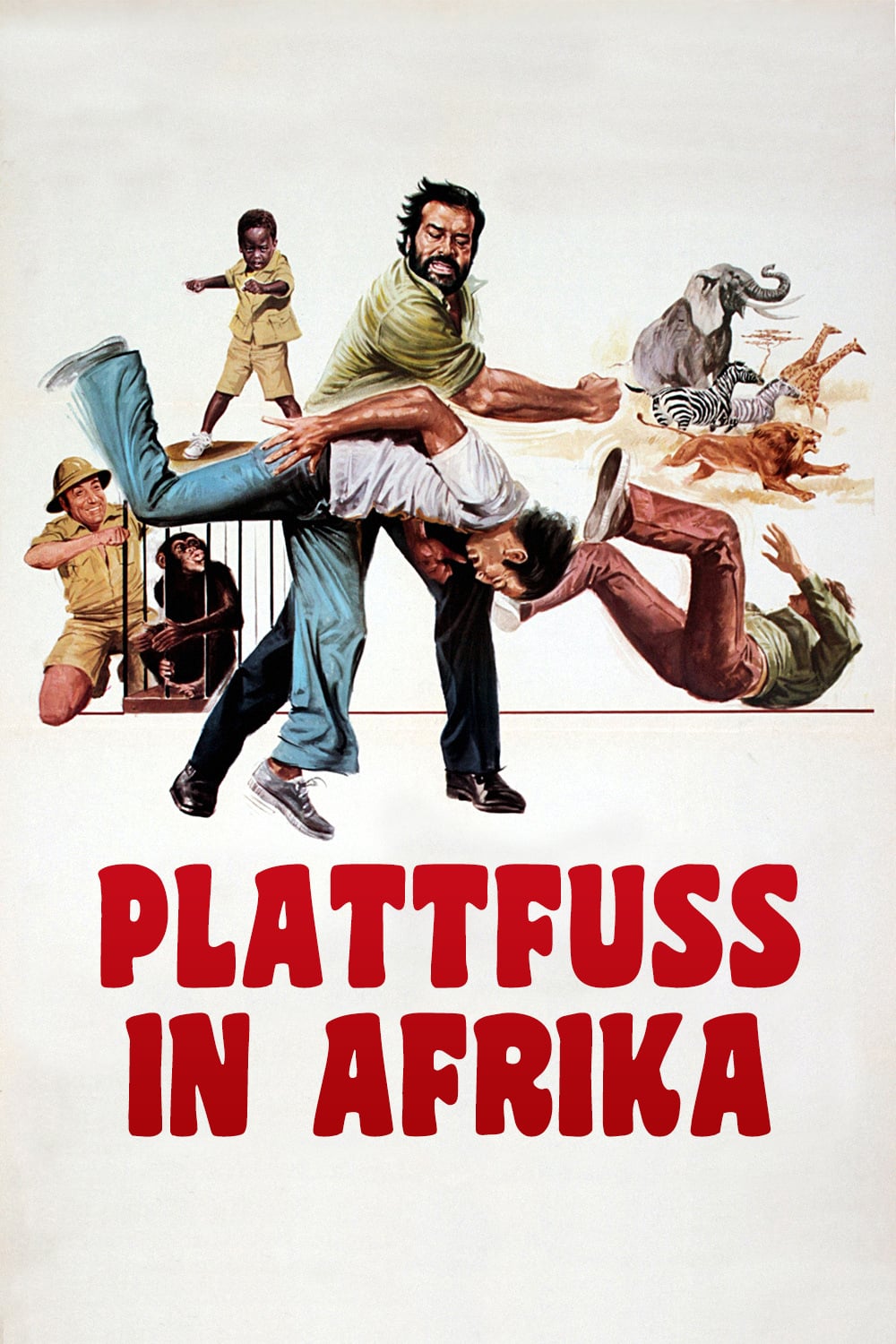 Plakat von "Plattfuss in Afrika"