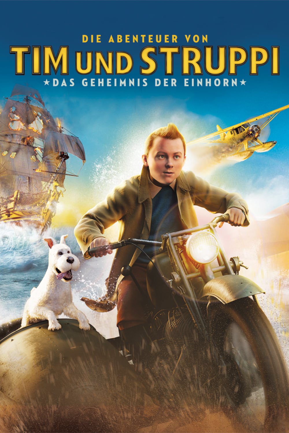 Plakat von "Die Abenteuer von Tim und Struppi - Das Geheimnis der Einhorn"