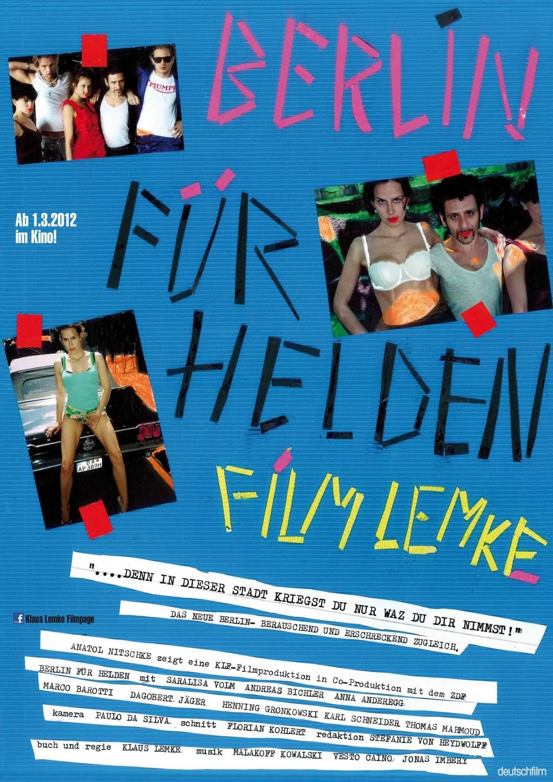 Plakat von "Berlin für Helden"