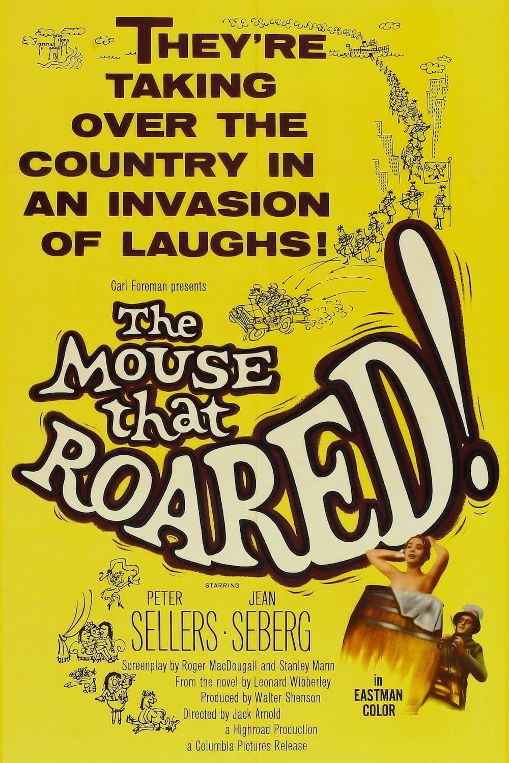 Plakat von "Die Maus, die brüllte"
