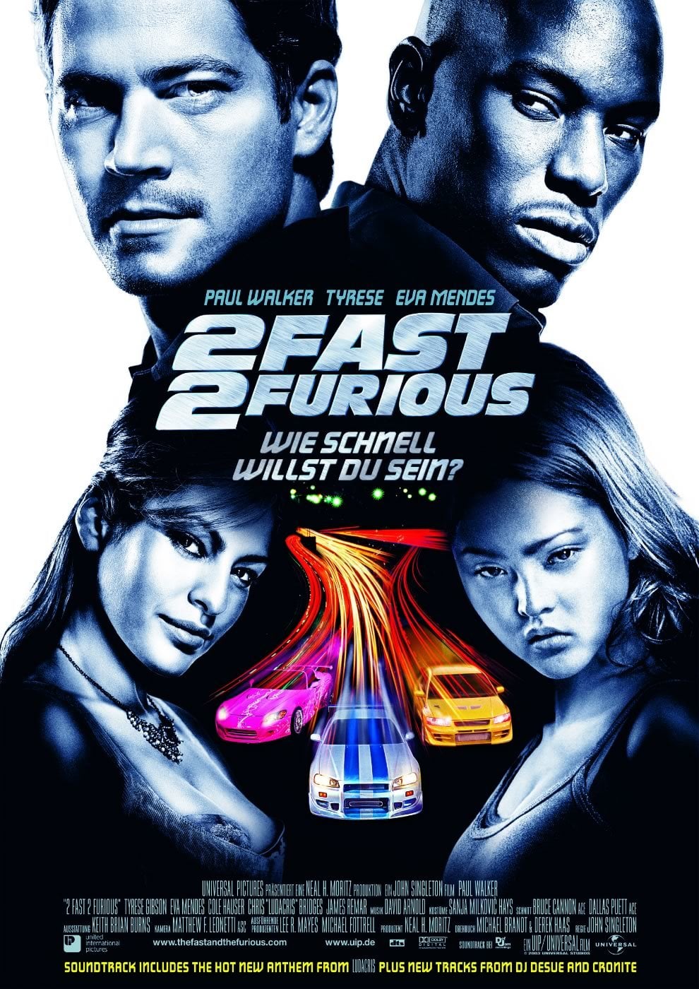 Plakat von "2 Fast 2 Furious"