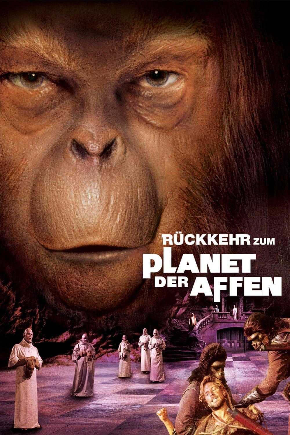Plakat von "Rückkehr zum Planet der Affen"