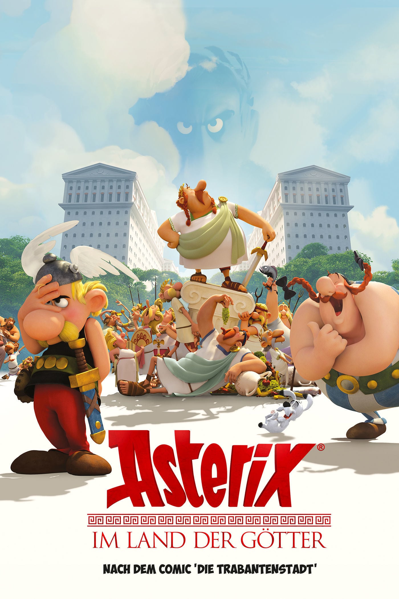 Plakat von "Asterix im Land der Götter"