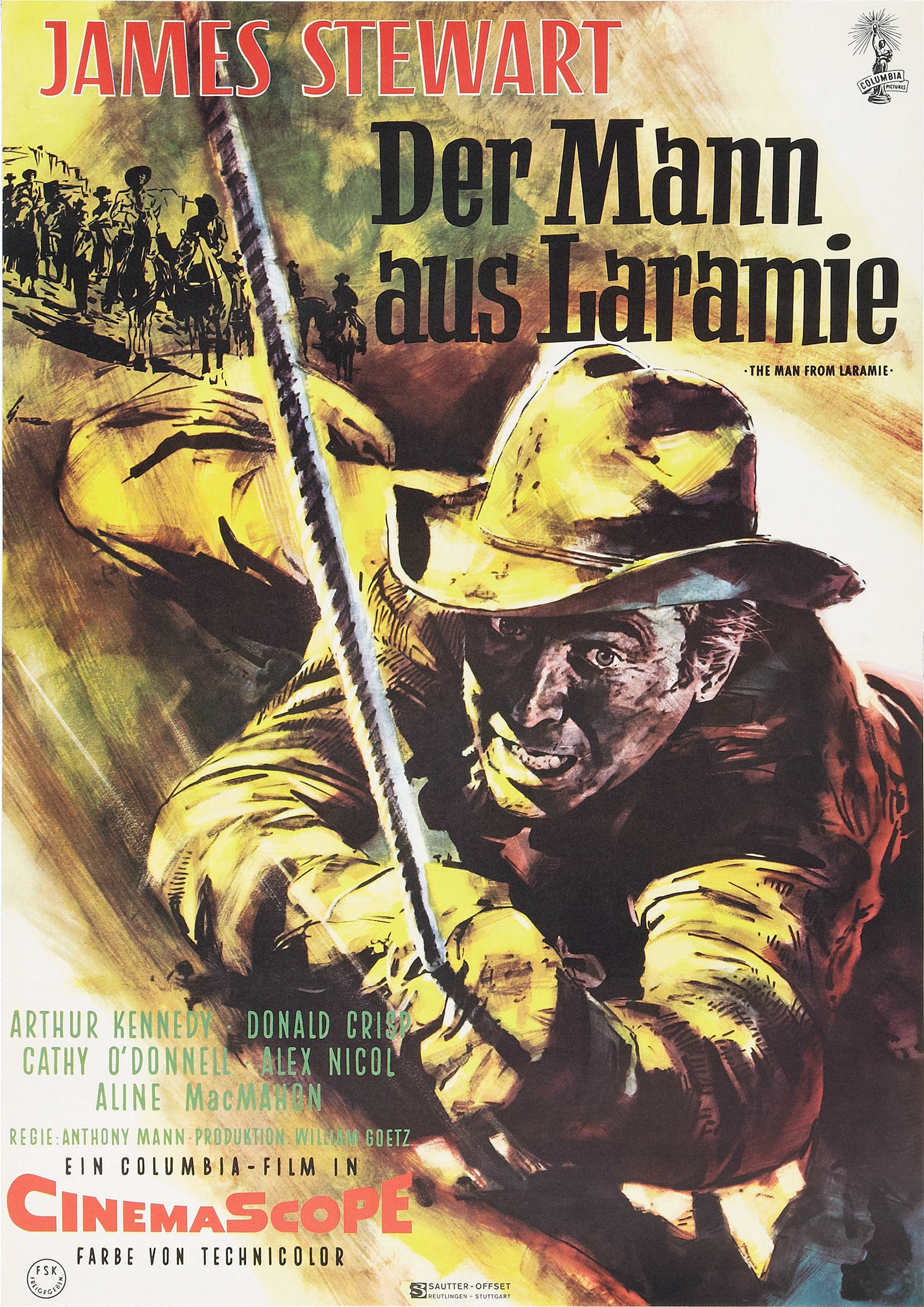 Plakat von "Der Mann aus Laramie"