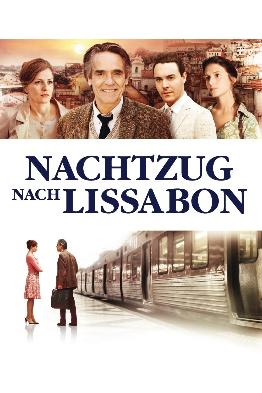 Plakat von "Nachtzug nach Lissabon"