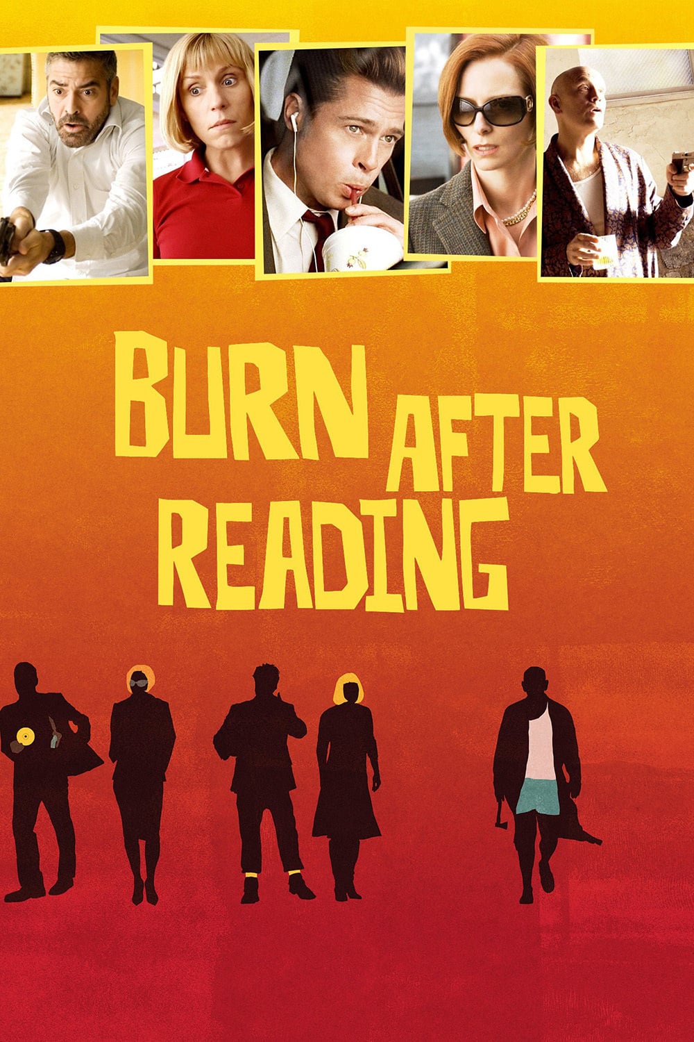 Plakat von "Burn After Reading"