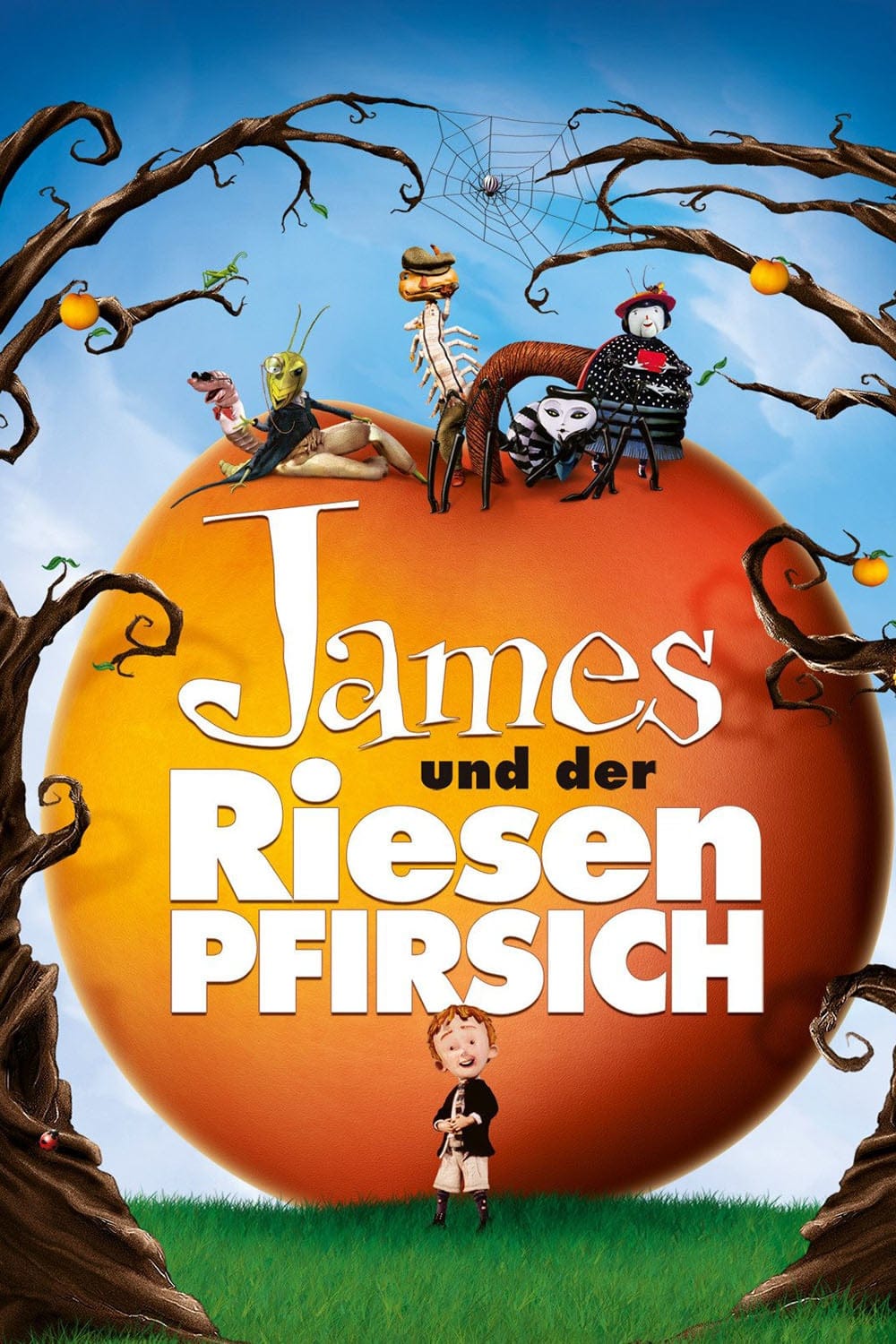 Plakat von "James und der Riesenpfirsich"