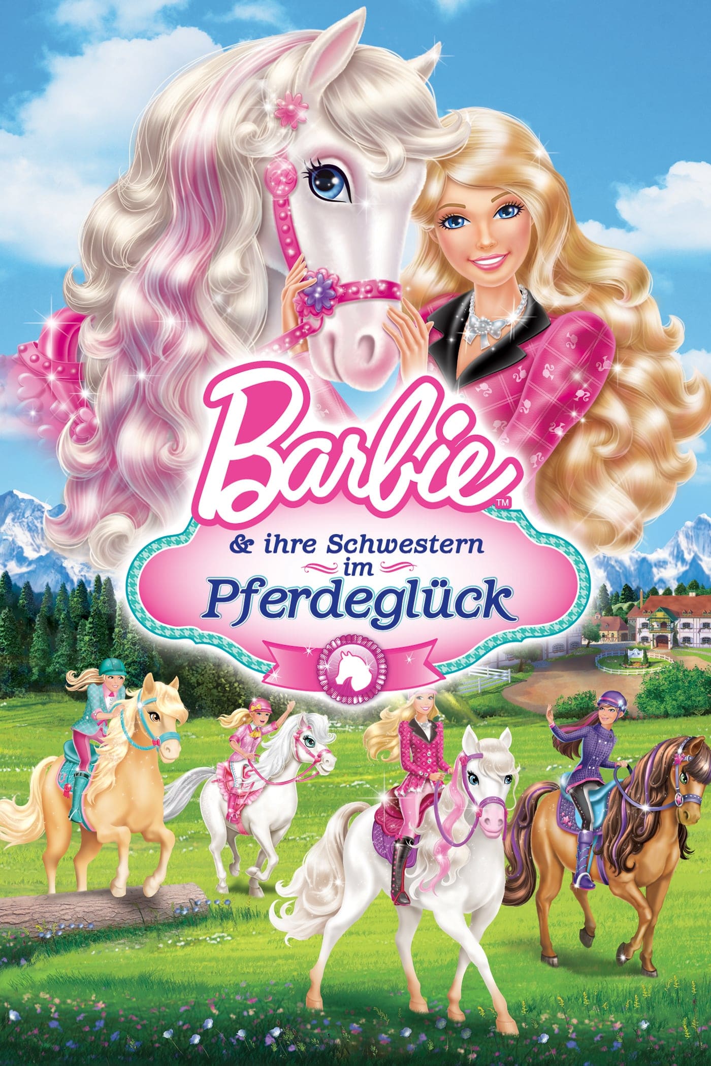 Plakat von "Barbie & ihre Schwestern im Pferdeglück"