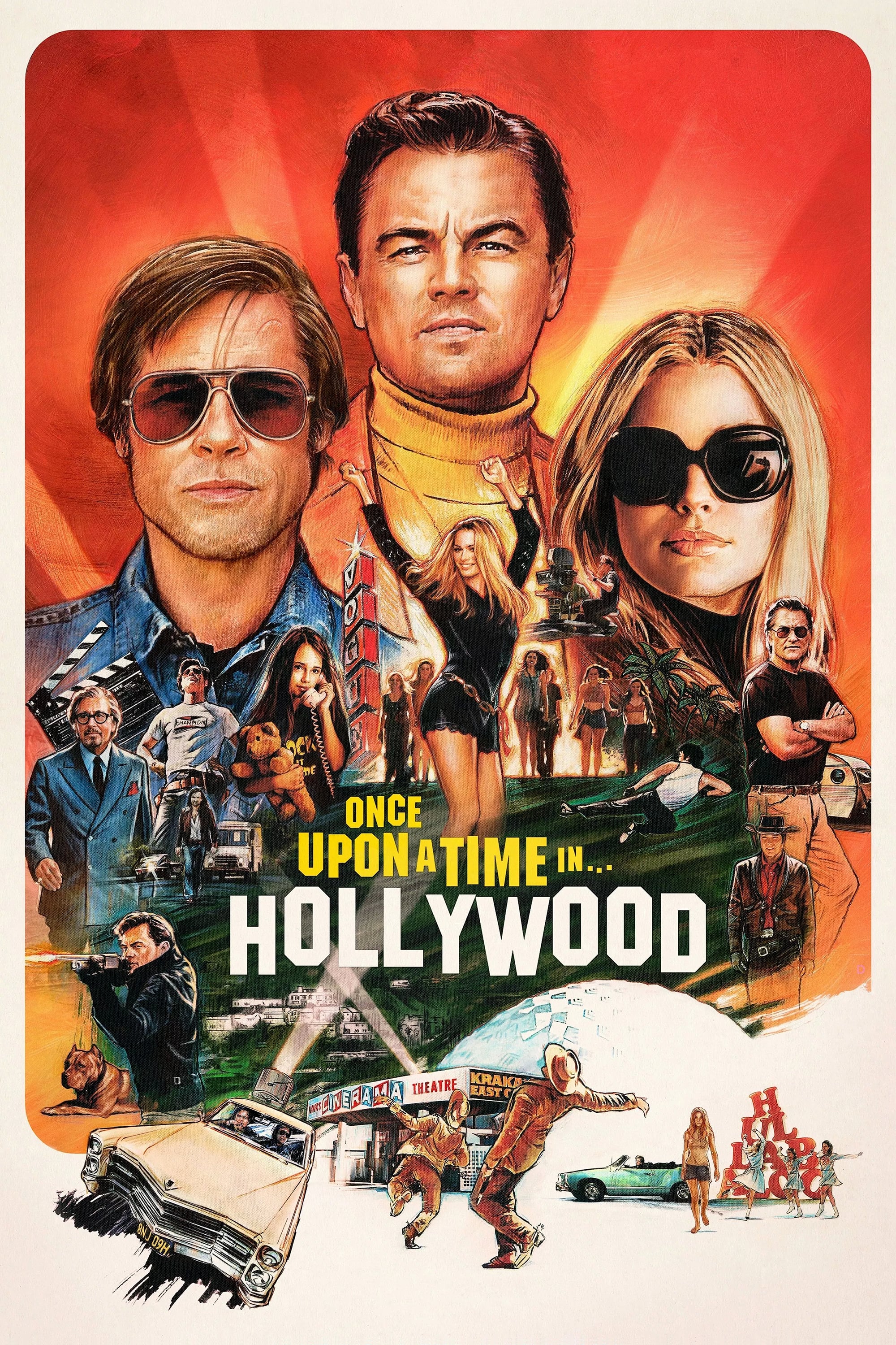 Plakat von "Once Upon a Time in Hollywood"
