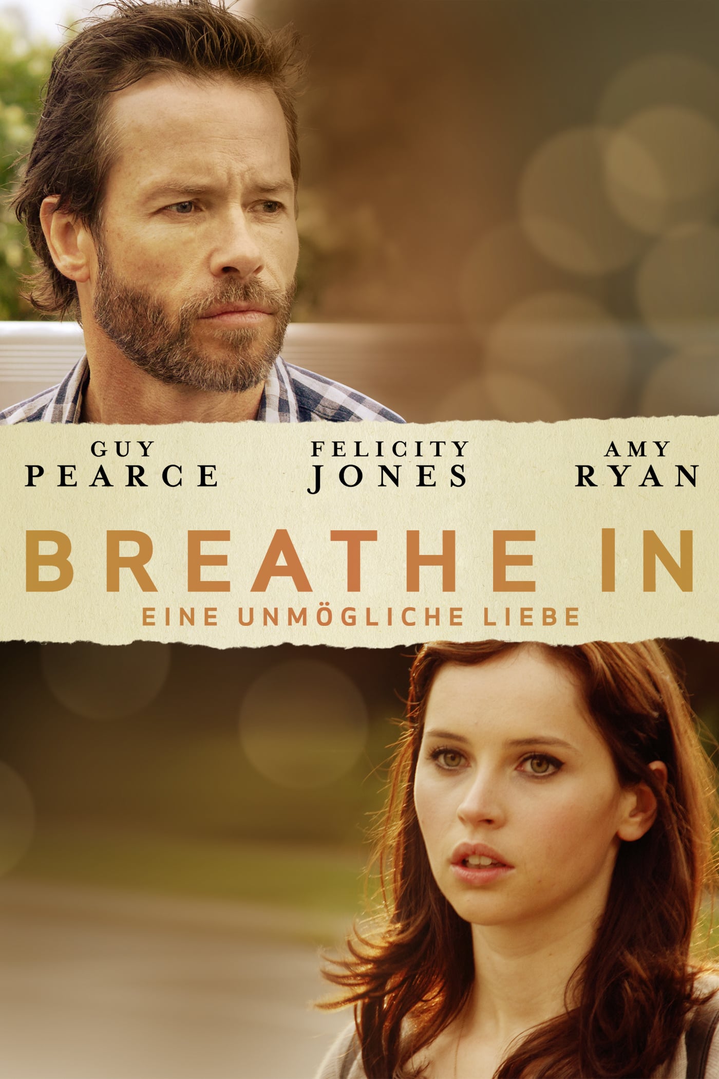 Plakat von "Breathe In - Eine unmögliche Liebe"