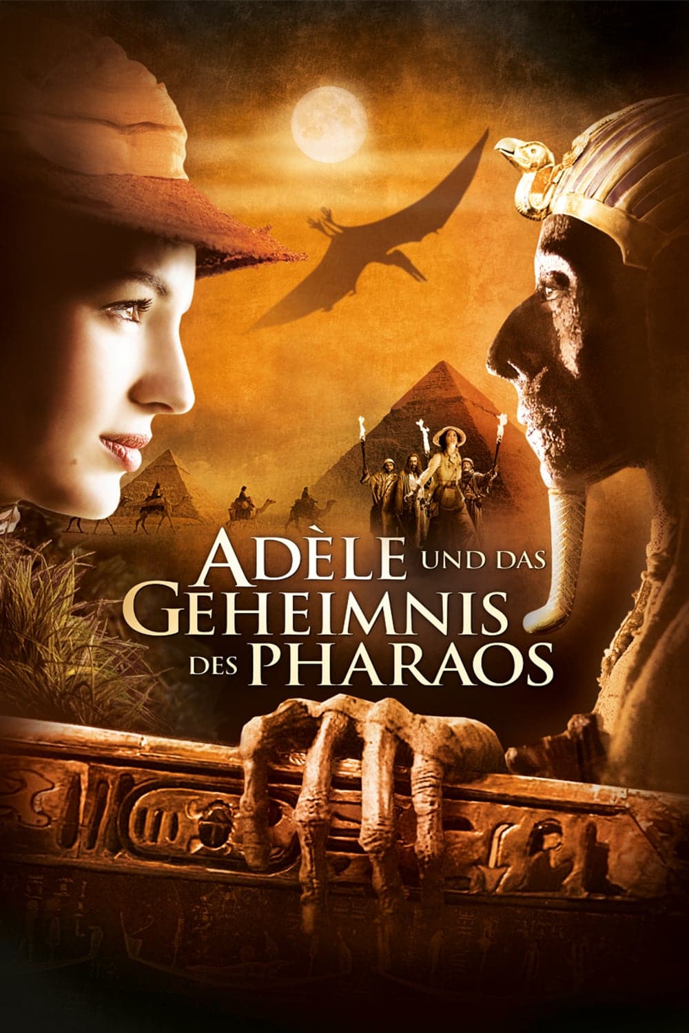Plakat von "Adèle und das Geheimnis des Pharaos"