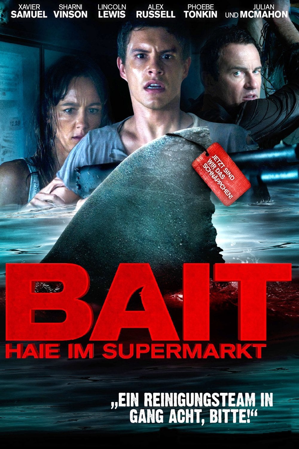 Plakat von "Bait - Haie im Supermarkt"